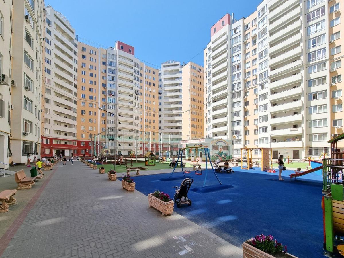 Testemiteanu Apartment, Free Wifi Available คีชีเนา ภายนอก รูปภาพ
